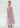 Lily Adjustable Strap Girl Dress in Dusty Pink Maxi 3D Flower