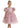 2Bunnies Girls' 3D Butterfly Puff Sleeve Babydoll Fit & Flare Dress