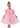 2Bunnies Girls' Puff Sleeve Organza Bow Party Dress