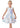 2Bunnies Girls' Shimmering Silver Tiered Sequin Dress