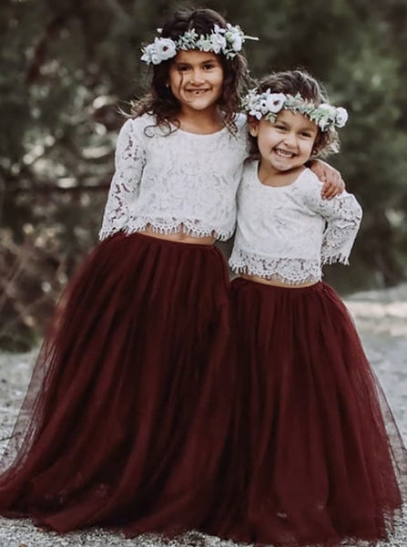 Burgundy childrens clearance dresses